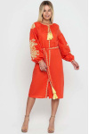 Orange dress "Tree of Life"